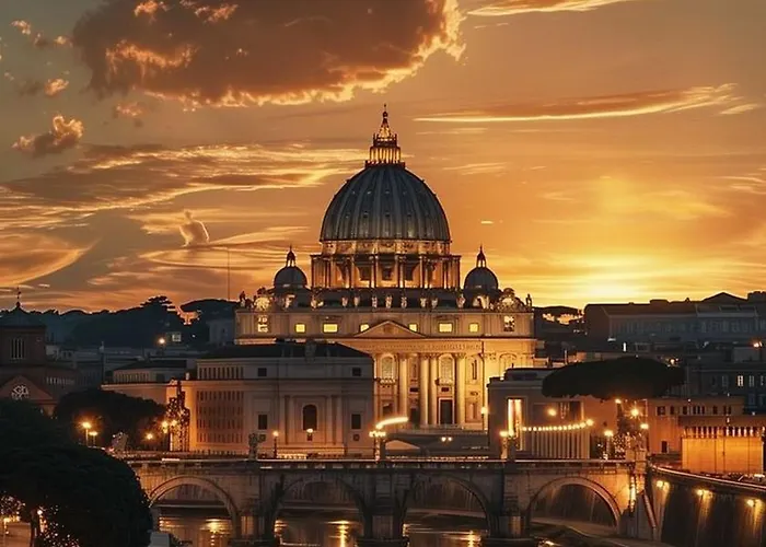 The Grand View Front Of Saint Peter 로마